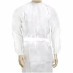 Avental Manga Longa Branco 30 G com 10 Unidade Descartee