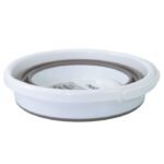 Balde 12L Retratil Branco com Cinza Nobre - Imagem 3