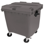 Carro Coletor 440L Certec Cinza com Tampa