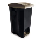 Lixeira com Pedal 3 em 1 E-Black 30/31,5L Plasutil - Imagem 2
