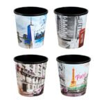 Lixeira Escritorio 10L Estampada Arqplast
