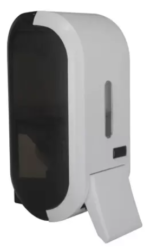 Saboneteira Liq 400 Ml com Reserv. Compacta Black White Premisse - Imagem 2