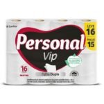 Papel Hig 30M Folha Dupla com 16 Personal Vip