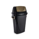 Lixeira E-Black Basculante 23,2/28L Plasutil - Imagem 2