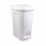 Lixeira Pratica com Pedal 30L 3Em1 Branca Plasutil - Imagem 2