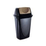 Lixeira E-Black Basculante 11,8/14L Plasutil - Imagem 2