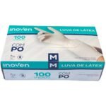 Luva Procedimento Latex com Po M com 100 Inoven - Imagem 2