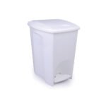 Lixeira Pratica com Pedal 14L Branca Plasutil