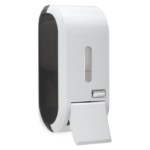 Saboneteira Liq 400 Ml com Reserv. Compacta Black White Premisse