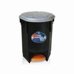 Lixeira 30L Preta com Pedal Arqplast - Imagem 2