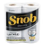 Papel Toalha Snob Decora 19X20Cm (Com 02) 120 Folhas - Tnd120