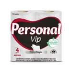 Papel Hig 30M Folha Dupla C/04 Personal Vip