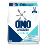 Lava Roupas 4 Kg Clinical sem Perfume Omo