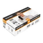 Luva Nitrilica Preta M com 100 Inoven - Imagem 3