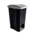 Lixeira com Pedal 3 em 1 E-Black 30/31,5L Plasutil