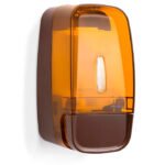 Saboneteira Liq 600 Ml com Reserv. Invoq Compacta Glass Marrom Premisse