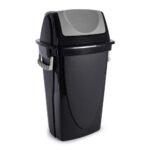 Lixeira E-Black Basculante 35,4/45L Plasutil