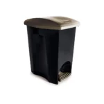 Lixeira E-Black com Pedal 14/15L Plasutil - Imagem 2