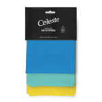 Pano Microfibra 30X30 com 3 Clt-823 Celeste