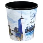 Lixeira Escritorio 10L Estampada Arqplast - Imagem 5