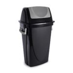 Lixeira E-Black Basculante 23,2/28L Plasutil