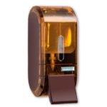 Saboneteira Liq 400 Ml com Reserv. Urban Compacta Glass Marrom Premisse