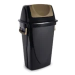 Lixeira E-Black Basculante 46/58L Plasutil - Imagem 2