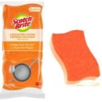 Esponja Dupla Face 75X110 Laranja com 3 Scotch Brite 3M - Imagem 2