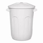 Lixeira 60L Branca Redonda C/ Tampa Cr60B Jsn - Imagem 2