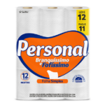 Papel Hig 30M Folha Simples com 12 Personal - Pfc12
