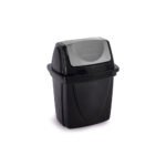 Lixeira Basculante Pia 4,9L E-Black Plasutil