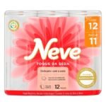 Papel Hig 30M Folha Dupla com 12 Neve