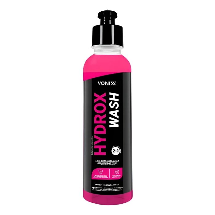 7135821dc014d32bb6131940b23731d0-1.jpg Lava-Autos Cerâmico 2 em 1 Hydrox Wash Vonixx 240Ml - Imagem 1