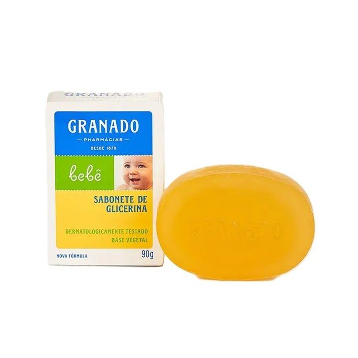 88b291092a294f8ab32dbe783e516c4c.jpg Granado Bebê Sabonete em Barra Glicerinado 90G - Imagem 1