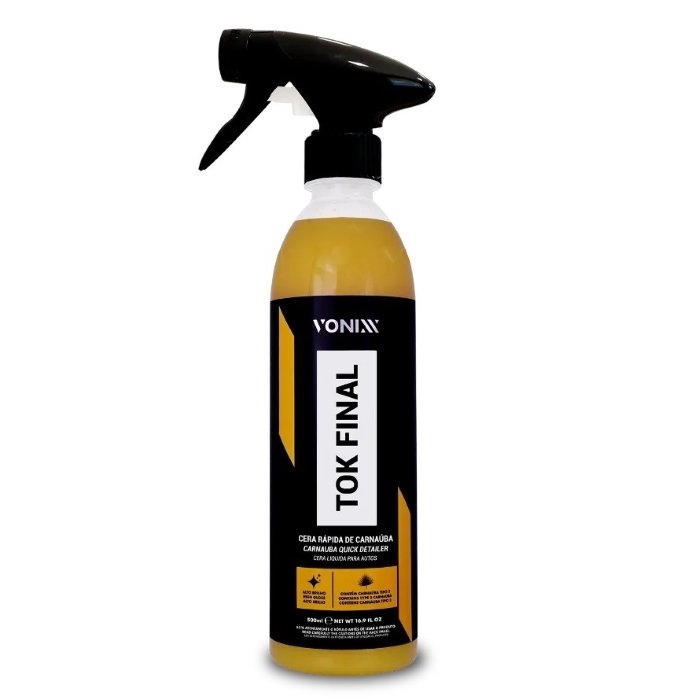 c0766cd37a993d3a0514ef21e5876e00.jpg Cera Rápida de Carnaúba Tok Final Vonixx 500Ml - Imagem 1