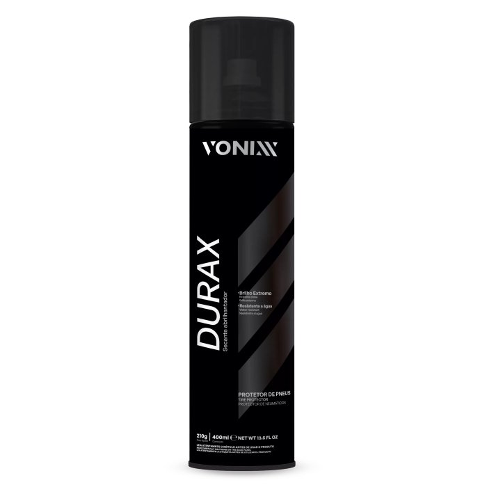 ec763d75936ee1b238a7d6087400d72a.jpg Protetor de Pneus Durax Aerossol Vonixx 400Ml - Imagem 1