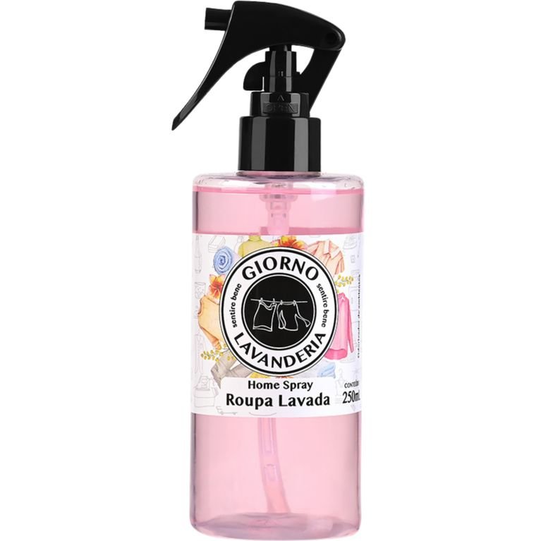 60d46b083fa863ce83a89aabbf7d7c06.jpg Home Spray Aromatizador Giorno Lavanderia Roupa Lavada 250Ml - Imagem 1