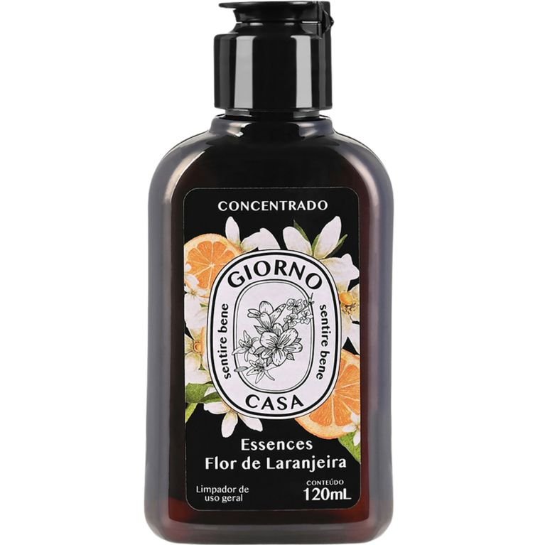 6be4eda25a9e1565c8d370a6a6b9f73f.jpg Limpador Concentrado Giorno Casa Essences Flor de Laranjeira 120Ml - Imagem 1