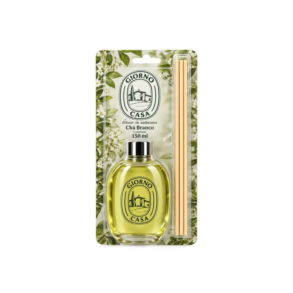 839737ff0e0badf282e109c9f0ae4327.webp Difusor de Ambientes Giorno Casa Chá Branco 150Ml - Imagem 1