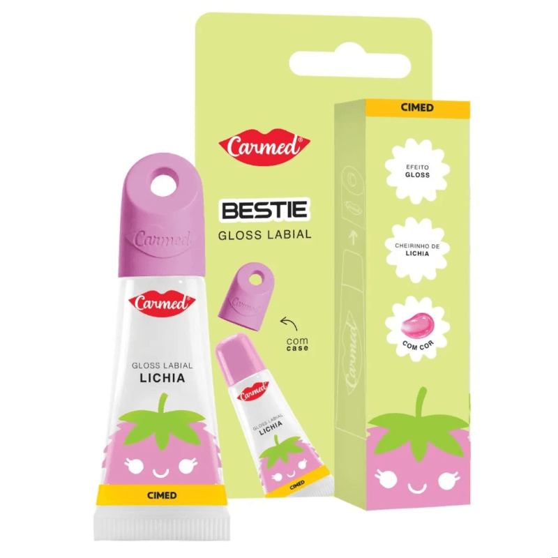 96064462eca765380f973591635692fe.png Gloss Labial Carmed Bestie Lichia com Cor 5G - Imagem 1