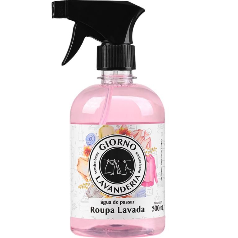 b2ffa398633b9b83594326bb85e8673d.jpg Água de Passar Giorno Lavanderia Roupa Lavada 500Ml - Imagem 1