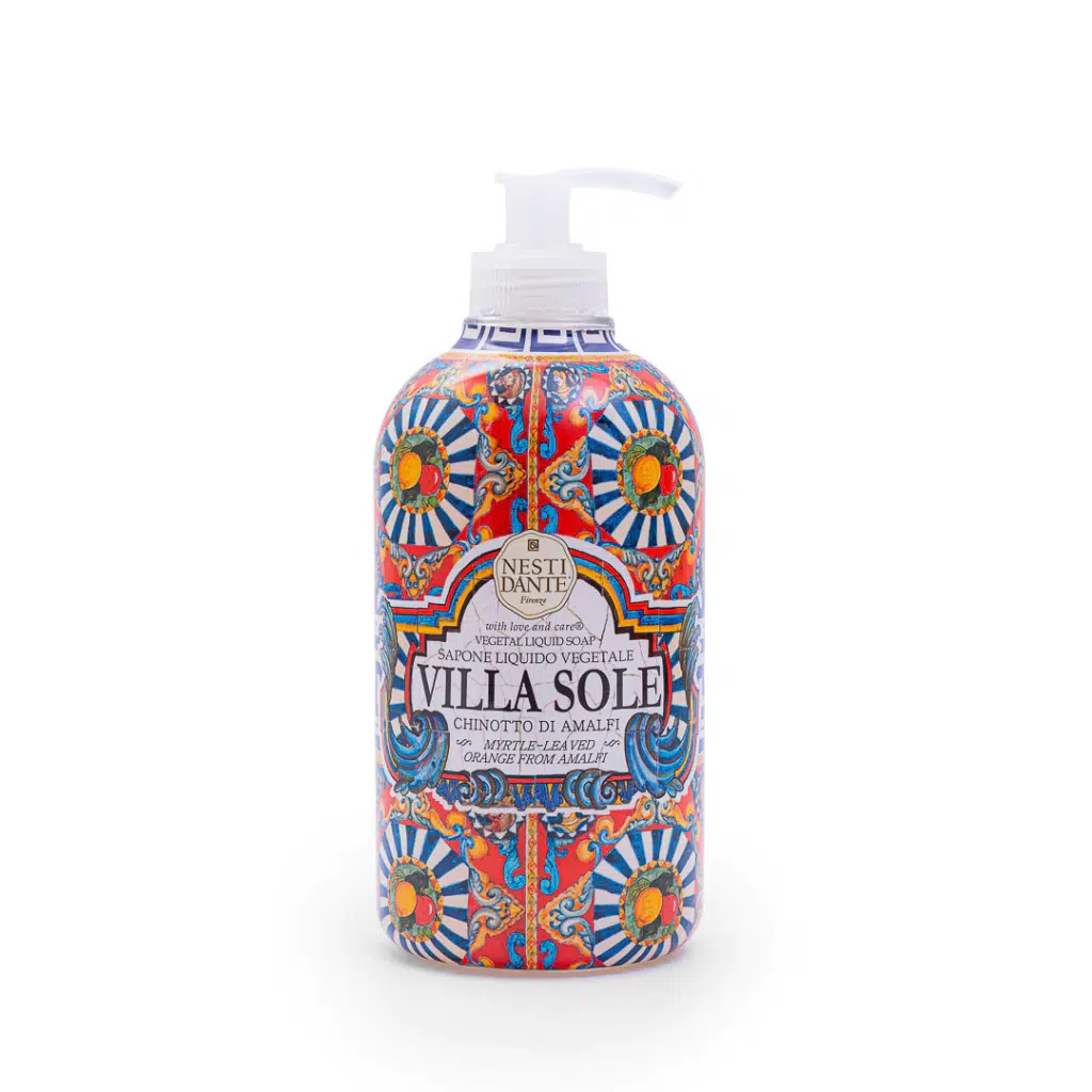 f7fc55105e36d089f30656c62891f00e.webp Sabonete Líquido Nesti Dante Villa Sole Chinotto D'Amalfi 500Ml - Imagem 1